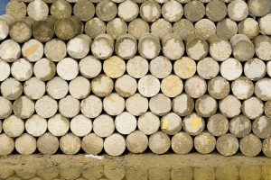 Engineering Company Concrete Cylinder Samples Background